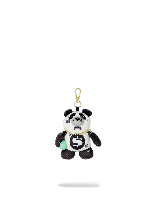 sprayground PANDA SKI MASK BEAR KEYCHAIN