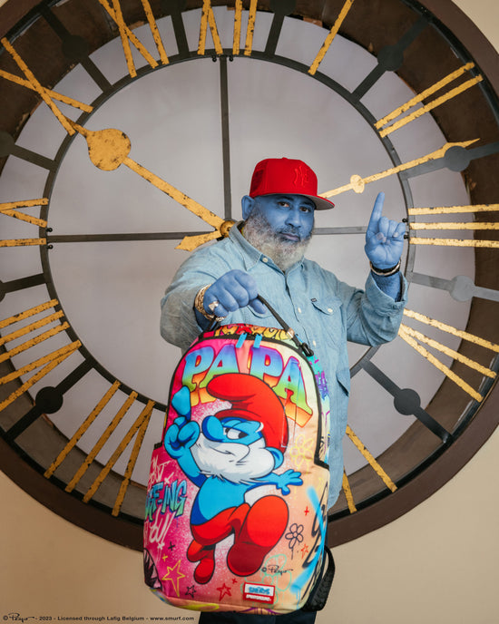 Sprayground PAPA SMURF ON THE RUN BACKPACK
