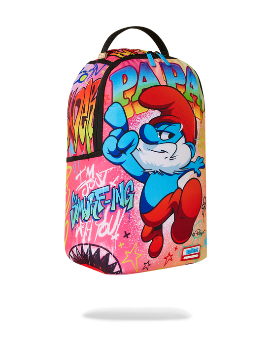 Sprayground PAPA SMURF ON THE RUN BACKPACK