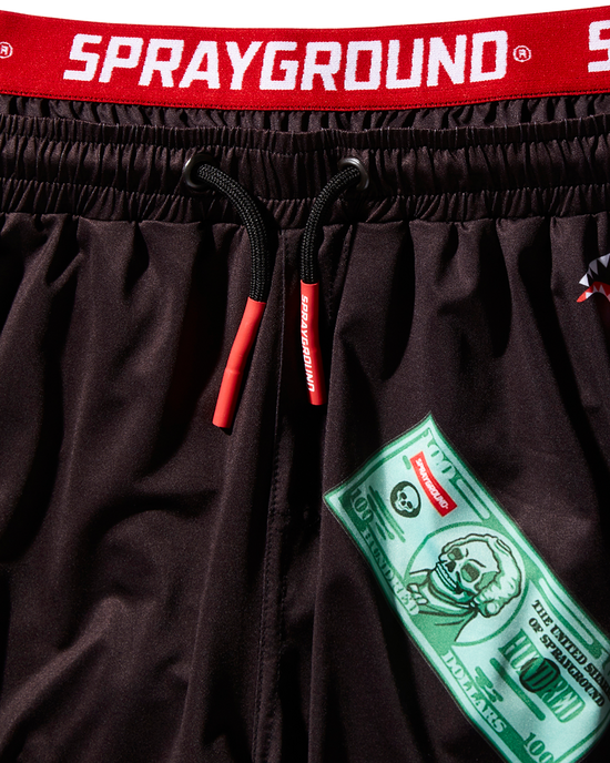 Sprayground PATCH ALL-IN CORTO SWIM TRUNKS (BLACK)