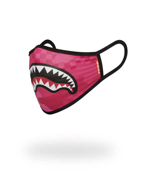 Sprayground PINK ANIME SHARK FORM-FITTING MASK