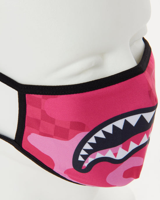 Sprayground PINK ANIME SHARK FORM-FITTING MASK