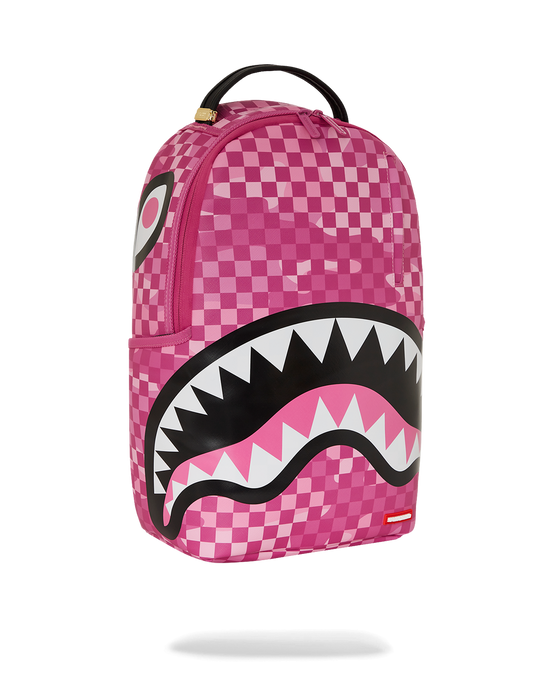 Sprayground PINK CAMOCHECK BACKPACK