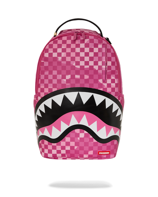 sprayground PINK CAMOCHECK BACKPACK