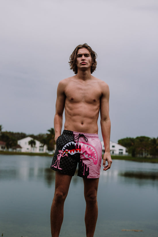Sprayground PINK PANTHER PINK PAINTER SWIM SHORTS