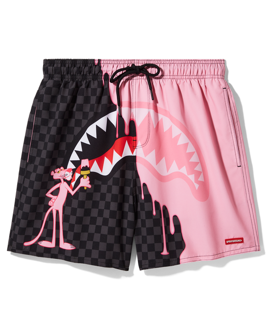 sprayground PINK PANTHER PINK PAINTER SWIM SHORTS