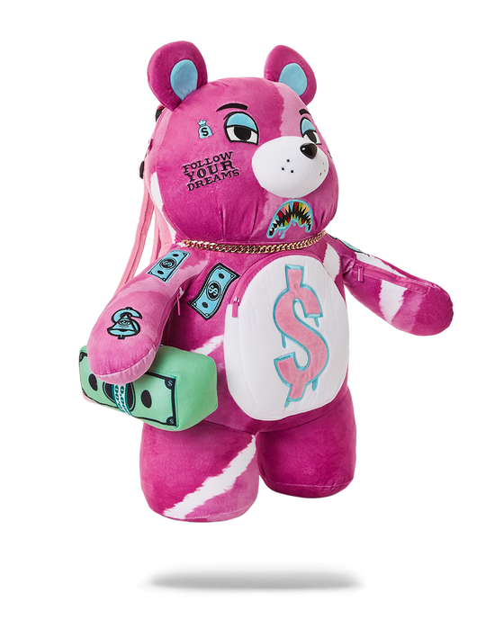 Sprayground PINK PUNK MONEYBEAR TEDDYBEAR BACKPACK