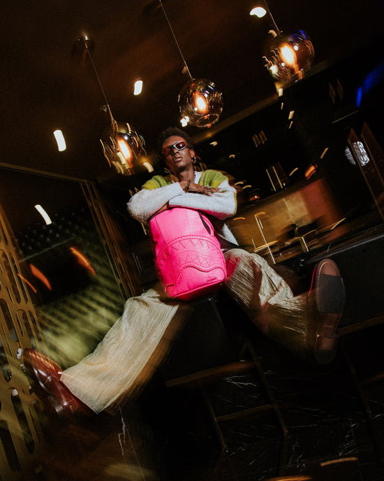 Sprayground PINK PYTHON DLXSV BACKPACK