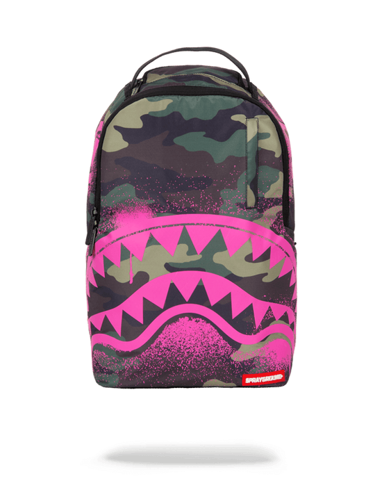 sprayground PINK STENCIL SHARK CAMO