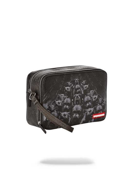 sprayground PITBULLS TOILETRY AKA MONEY BAG