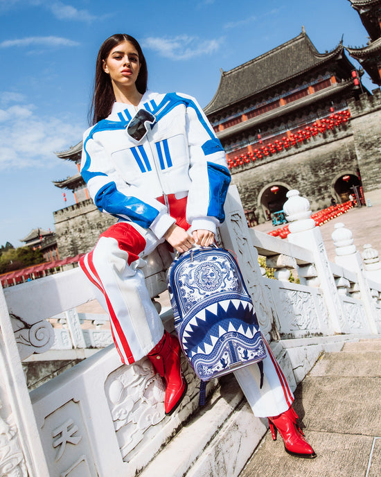 Sprayground PORCELAIN TIGER PHOENIX SHARK BACKPACK