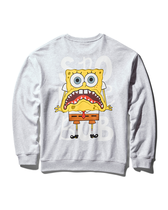 Sprayground SPRAYGROUND PULLOVER CREW NECK SWEATSHIRT (LT GREY)