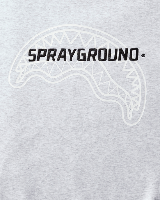 Sprayground SPRAYGROUND PULLOVER CREW NECK SWEATSHIRT (LT GREY)