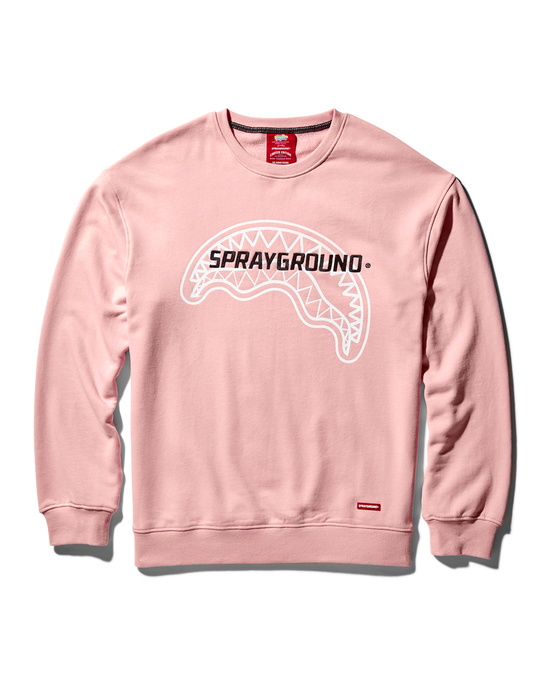 sprayground SPRAYGROUND PULLOVER CREW NECK SWEATSHIRT (PINK)