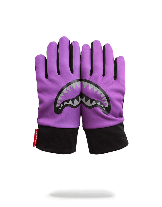 Sprayground PURPLE 3M SHARK MOUTH GLOVES