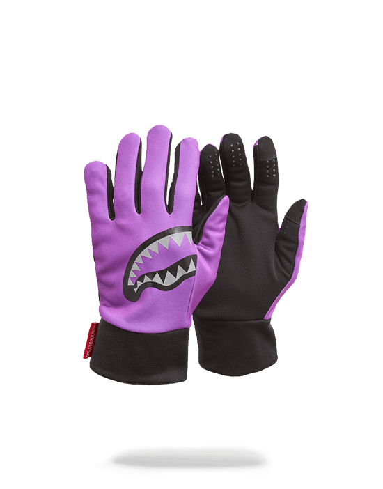 Sprayground PURPLE 3M SHARK MOUTH GLOVES