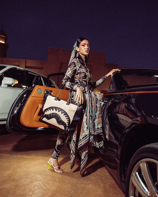 Sprayground RAFFIA PALM TOTE