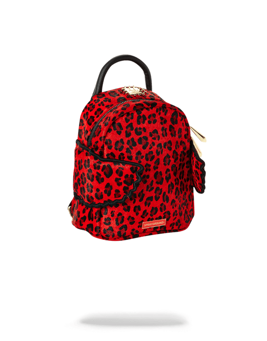 Sprayground RED LEOPARD ANGEL (PONY HAIR)