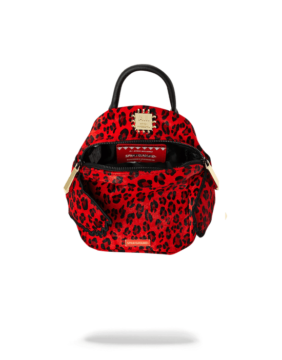 Sprayground RED LEOPARD ANGEL (PONY HAIR)