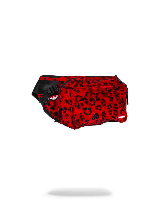 Sprayground RED LEOPARD CROSSBODY TRANSPORTER
