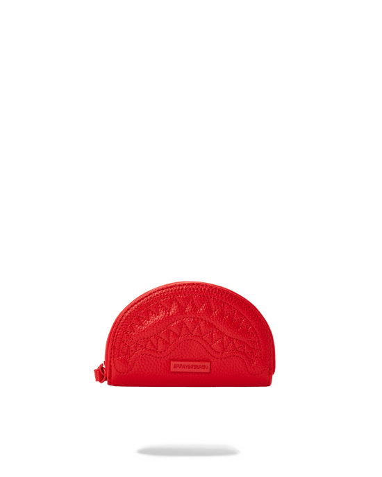 sprayground RED RIVIERA SHARK POUCH