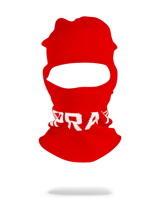 Sprayground RED SPRAYGROUND LOGO SKI MASK