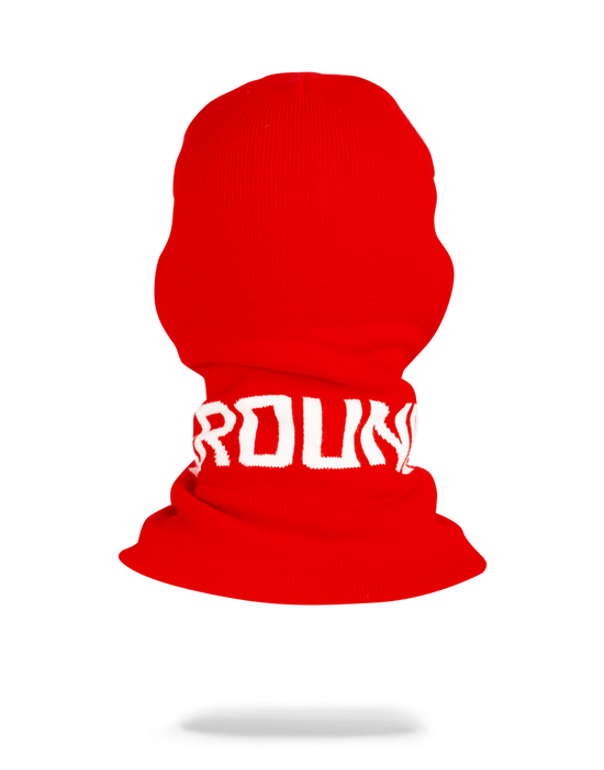 Sprayground RED SPRAYGROUND LOGO SKI MASK