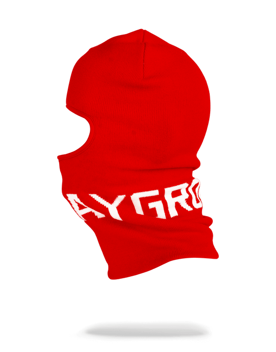 Sprayground RED SPRAYGROUND LOGO SKI MASK
