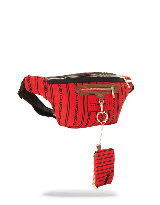 Sprayground REVERSE SHARKS IN PARIS CROSSBODY (RED)