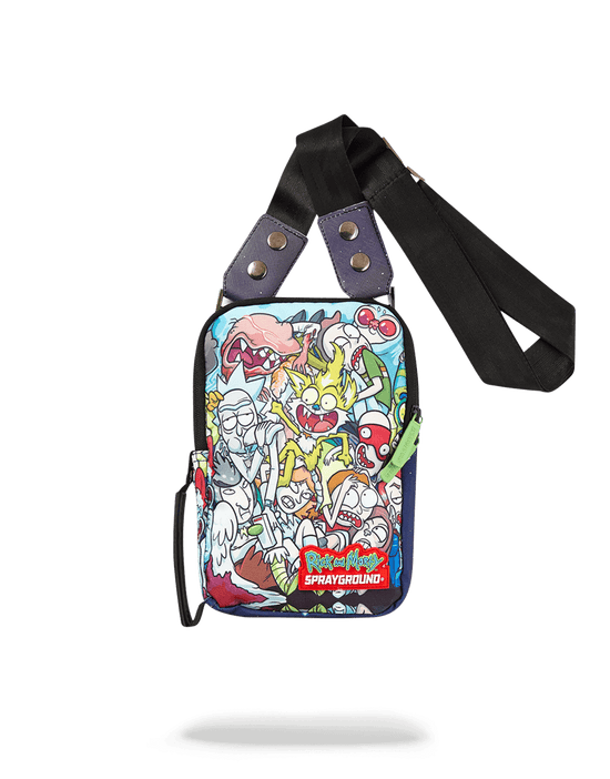 sprayground RICK & MORTY CRAMMED SLING