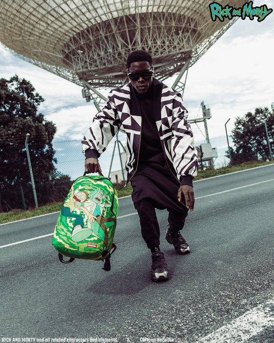 Sprayground RICK & MORTY PORTAL SHARK BACKPACK