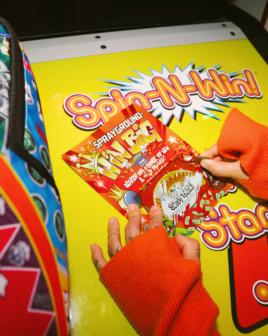 Sprayground SPRAYGROUND SCRATCH OFF PLAYING CARD - WIN A BACKPACK MONEYBEAR OR LUGGAGE