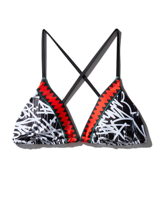 sprayground SCRIBBLE BIKINI TOP