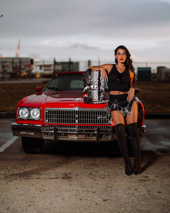 Sprayground SCRIBBLE DRIBBLE CHECK HILLS BACKPACK