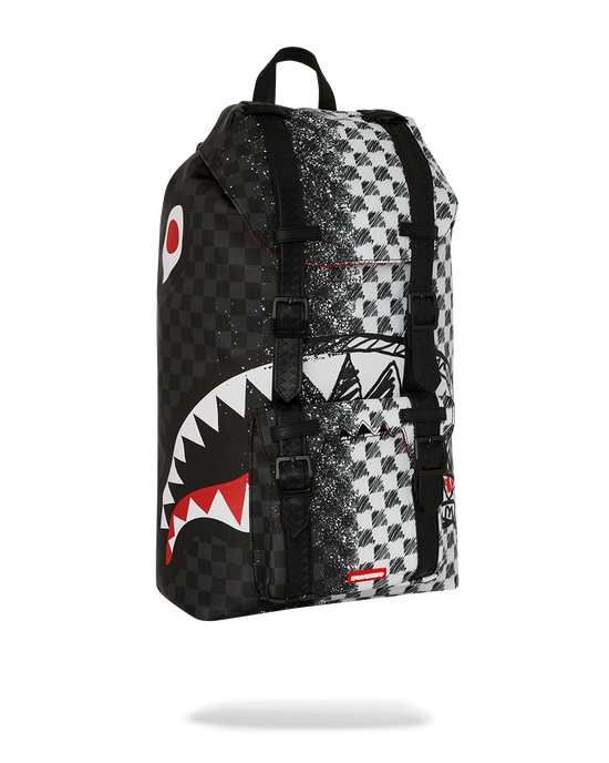 Sprayground SCRIBBLE DRIBBLE CHECK HILLS BACKPACK