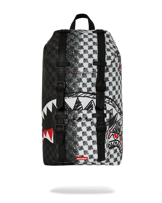 sprayground SCRIBBLE DRIBBLE CHECK HILLS BACKPACK