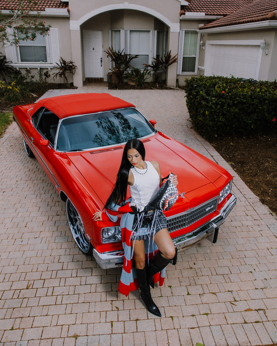 Sprayground SCRIBBLE DRIBBLE CHECK SAVVY CROSSBODY