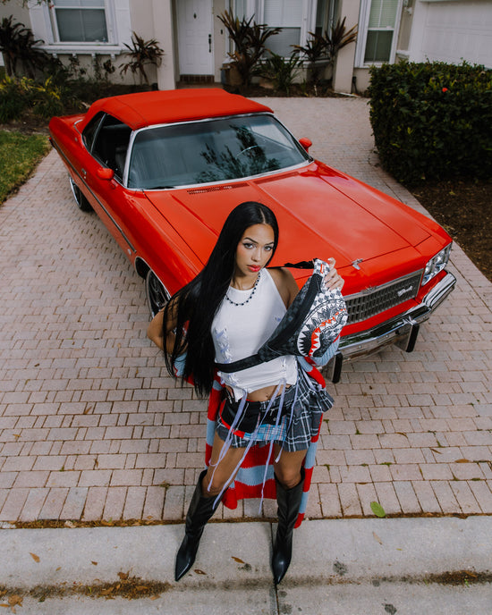 Sprayground SCRIBBLE DRIBBLE CHECK SAVVY CROSSBODY