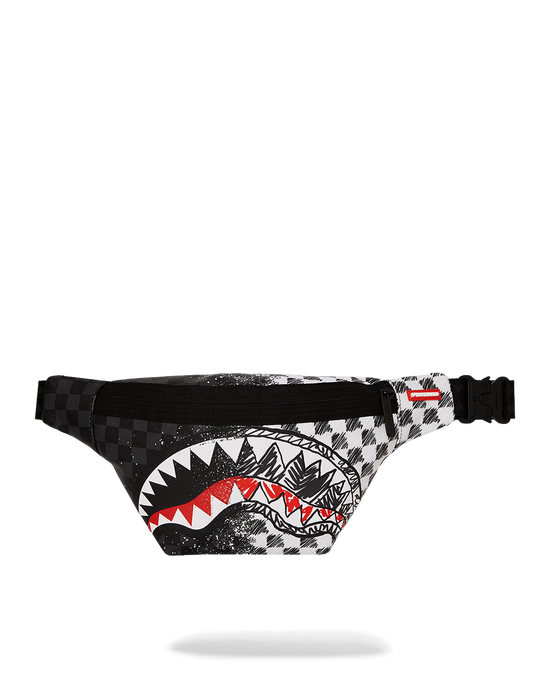 sprayground SCRIBBLE DRIBBLE CHECK SAVVY CROSSBODY