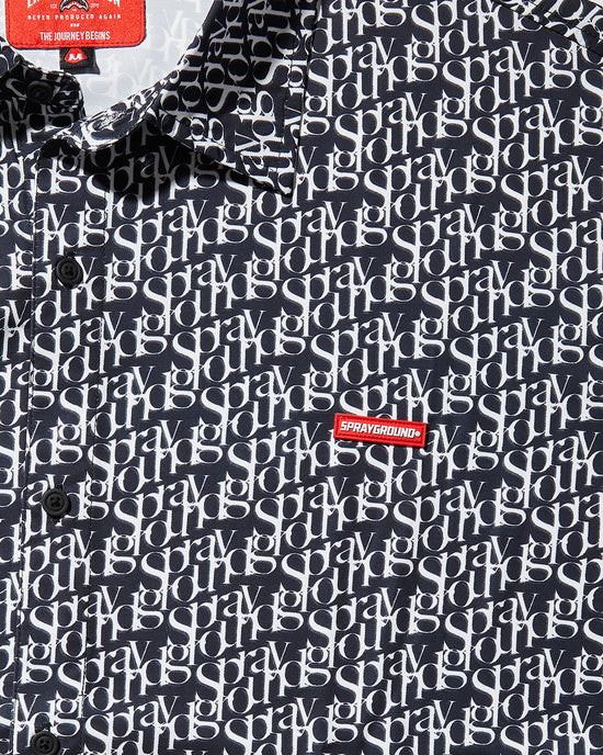 Sprayground SG ALL DAY BUTTON DOWN (BLACK)