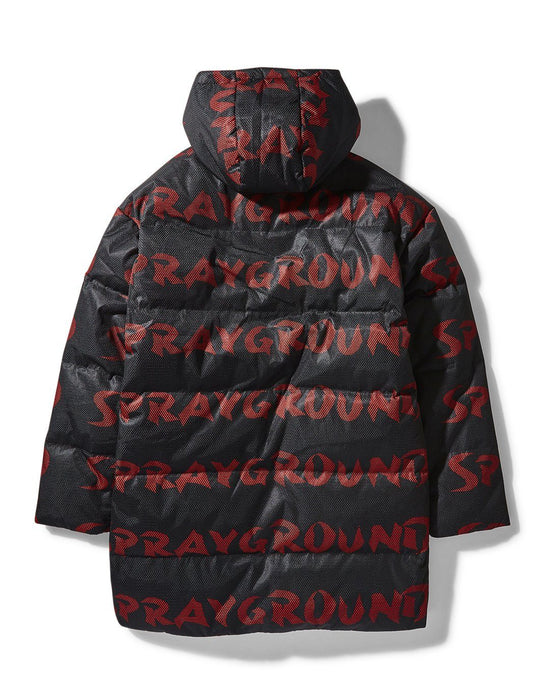 Sprayground SG GRAFFITI PUFFER JACKET BLACK