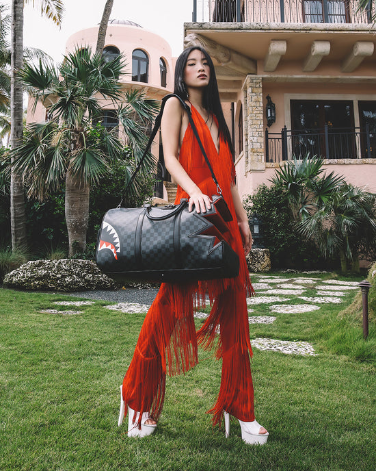 Sprayground SHARK BITE SHARKS IN PARIS GRAY DUFFLE