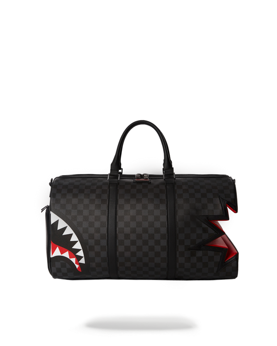 sprayground SHARK BITE SHARKS IN PARIS GRAY DUFFLE