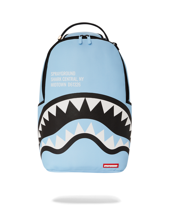sprayground SHARK CENTRAL (BLUE) BACKPACK (DLXV)