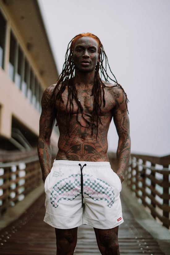 Sprayground SHARK CENTRAL DYNAMIC SWIM SHORTS