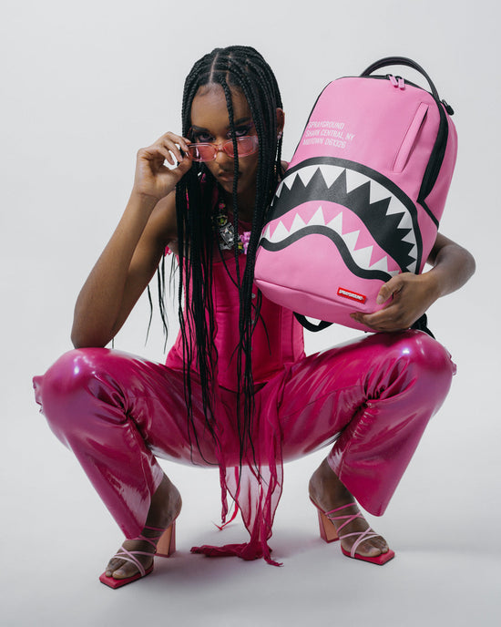 Sprayground SHARK CENTRAL (PINK) BACKPACK (DLXV)