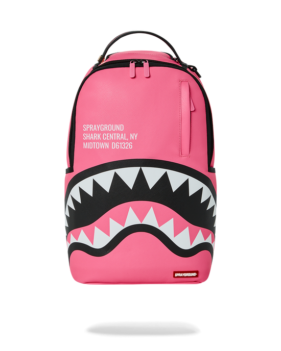 sprayground SHARK CENTRAL (PINK) BACKPACK (DLXV)