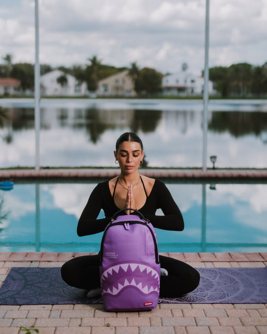 Sprayground SHARK CENTRAL PURPLE VENOM BACKPACK