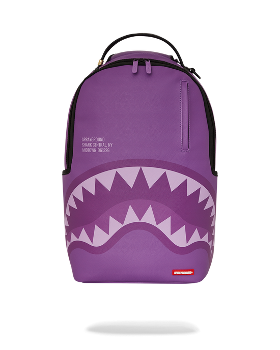sprayground SHARK CENTRAL PURPLE VENOM BACKPACK