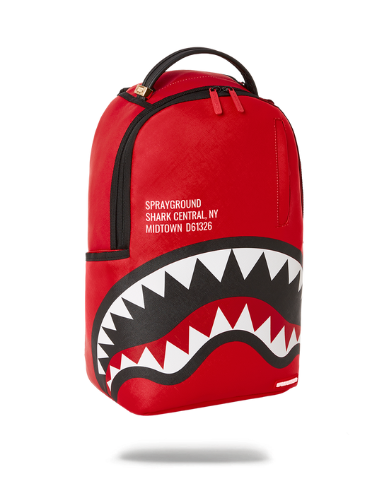 Sprayground SHARK CENTRAL (RED) (DLXV)